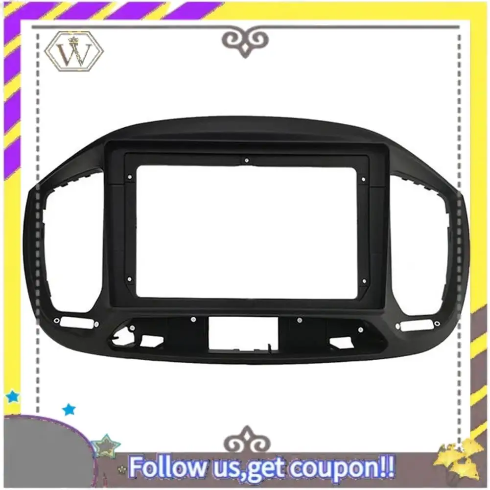 

ABXV-2 Din 9 Inch Car Radio Installation DVD GPS Mp5 Plastic Fascia Panel Frame For FIAT UNO 2015 Dash Mount Kit Replacement