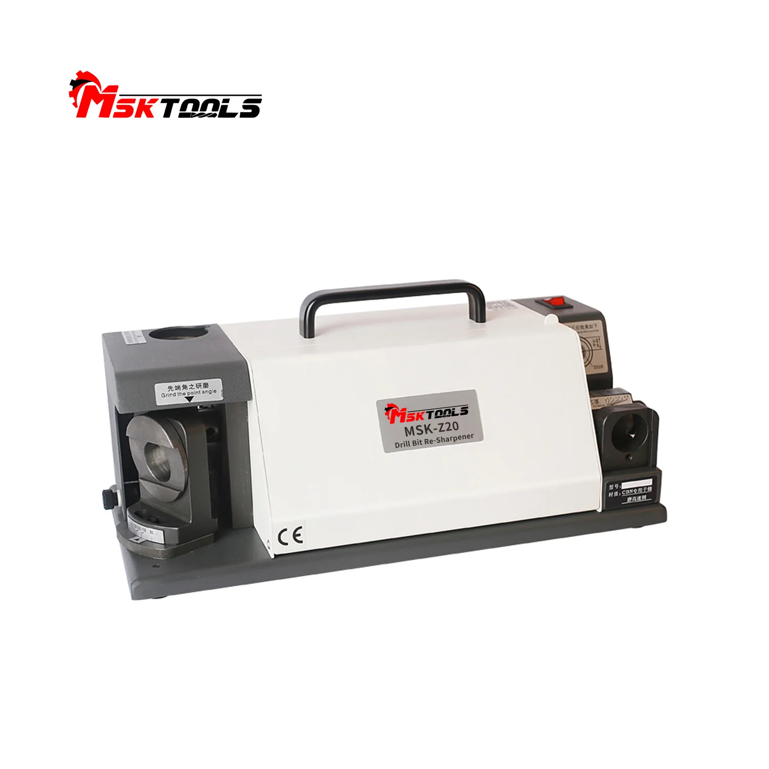 Portable Drill Bit Sharpener & Grinder, Precision Re-sharpening Machine For 3-20mm Twist Bits