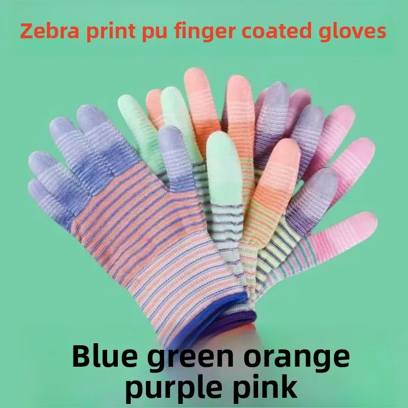 Breathable Latex Anti Slip Labor Gloves Thick Wear Resistant Waterproof Coating for Workshop Garden Agricultural Jobs