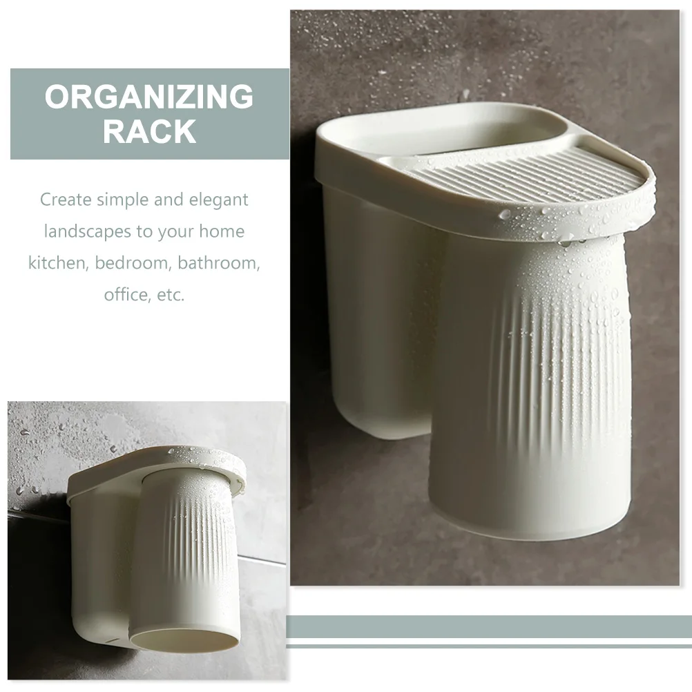 

Magnetic Toothbrush Holder Wall Mounted Adhesive Storage Stand For Bathroom Kitchen No Drill Easy Install Stainless Steel Razor