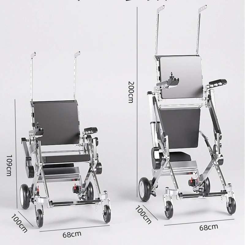Electrit Rollator Wheel Foldable Walker for Handicapped Soft and Easy to Use