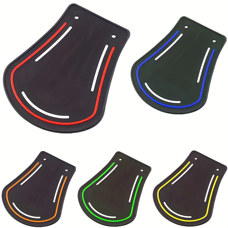 1 Pcs Universal Motorcycle Durable Front And Rear Rubber Mudguard Personalized Mudguard Decoration Electric Vehicles 6 Colors