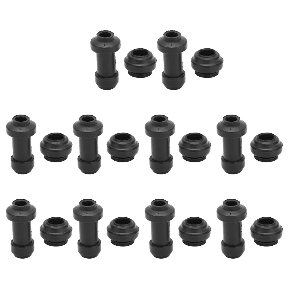20pcs Rubber Material Disc Brake Caliper Dust Cover Long Short Length Motorcycle Brake Dust Cover Brake Caliper Dust Protector