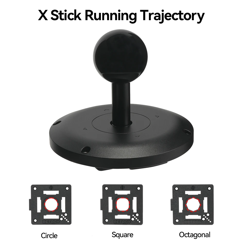 Haute42- COSMOX Hautemodule-X 스틱 조이스틱 아케이드 컨트롤러 원형/사각형/팔각형 궤도 세 가지 유형 조이스틱 강도 상세 이미지 5