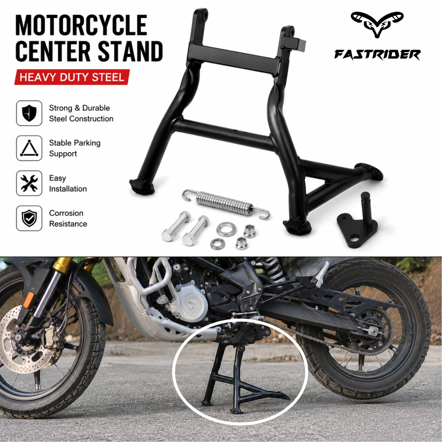 Motorcycle Center Stand Heavy Duty Parking Support Bracket for G310GS  Motorcycle Accessories