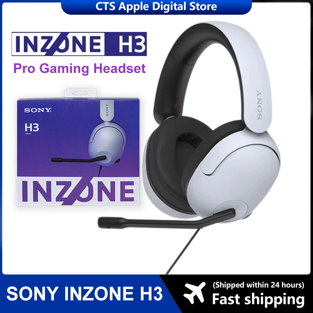 

SONY INZONE H3 Wired Gaming Headset with 360 Spatial Sound,Boom Microphone MDR-G300 MDRG300