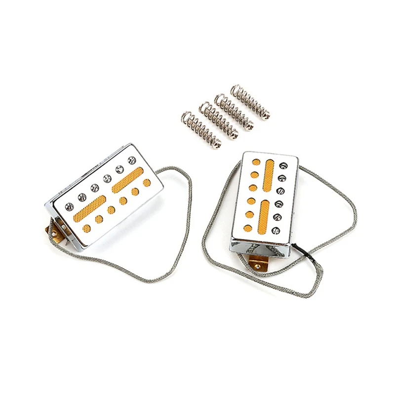 

Alnico 5 Guitar Pickup Neck And Bridge Humbucker Pickups Set For Electric Guitar Accessories Bridge Humbucker Pickup