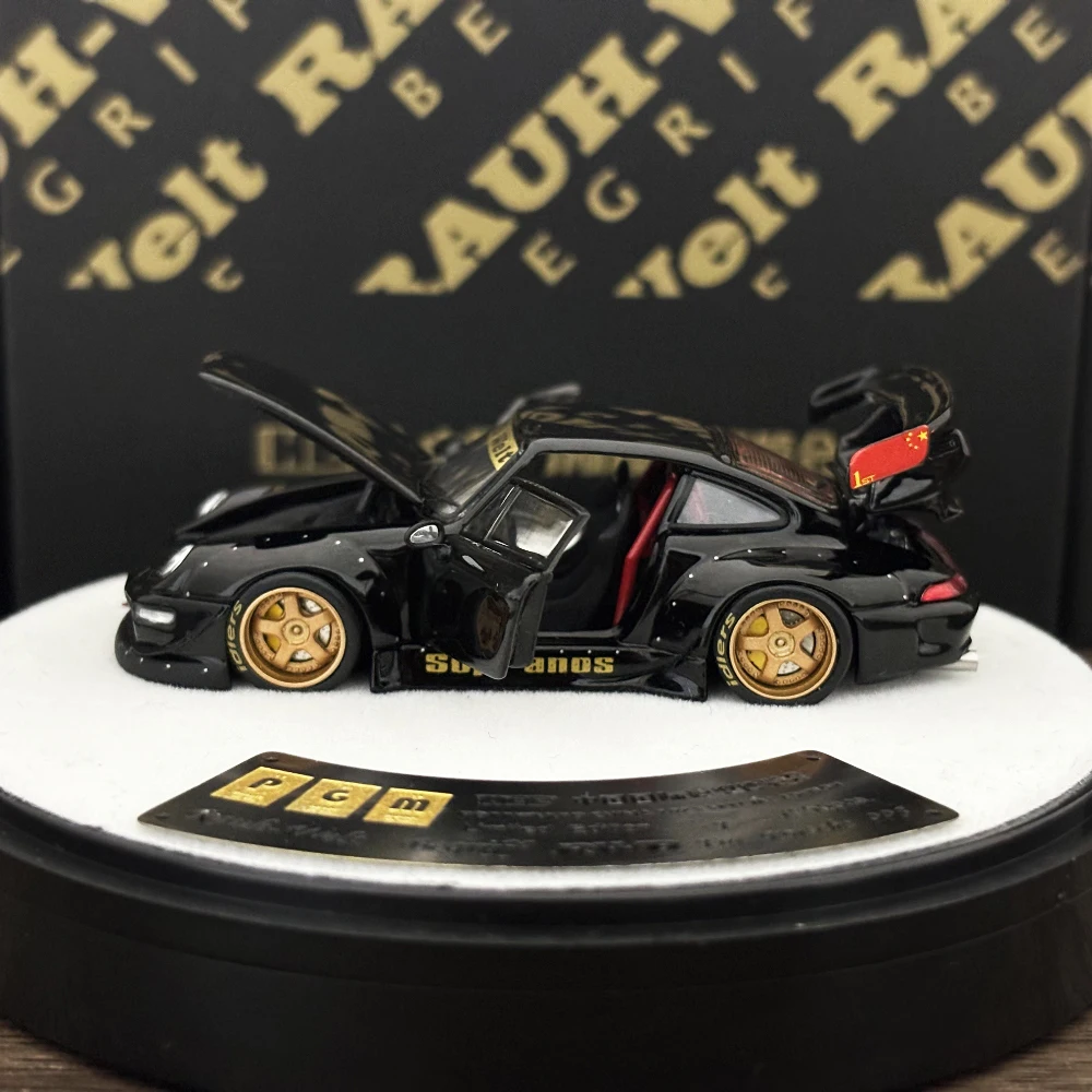 หุ้น PGM 1/64 RWB993 สีดําDiecastรถหุ้นในปี 2025