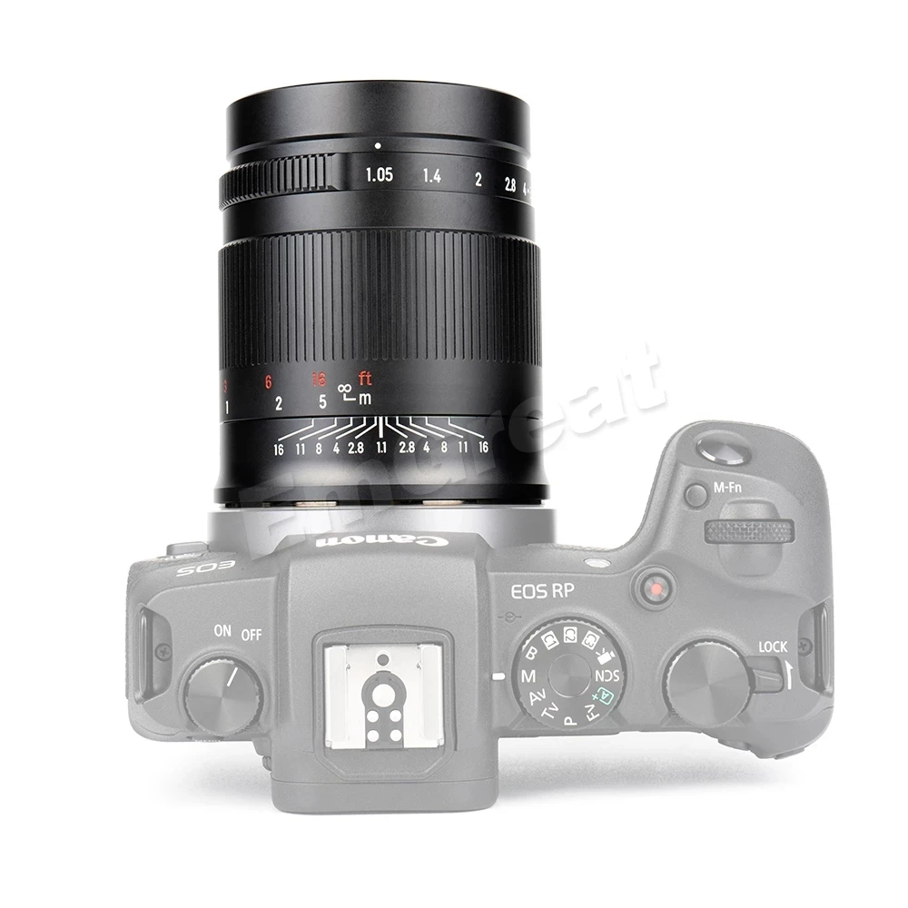 7artisans 50mm F1.05 Large Aperture Full Frame Fixed Focus Camera Lens Fit for Canon EOSR Mount Nikon Z-mount E-Mount