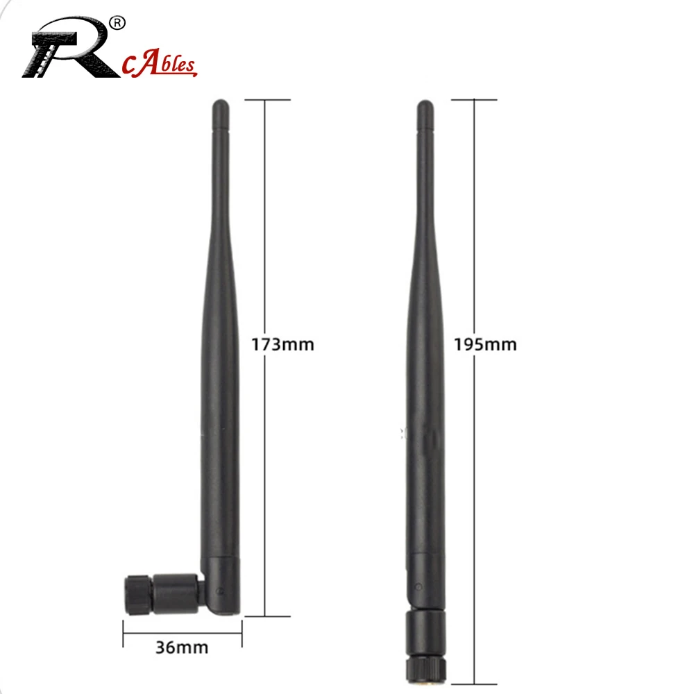 1PC Glue stick Set-top Box Antenna 2.4G 5DB High Gain WIFI Bluetooth Wireless Router Antenna Security Antenna