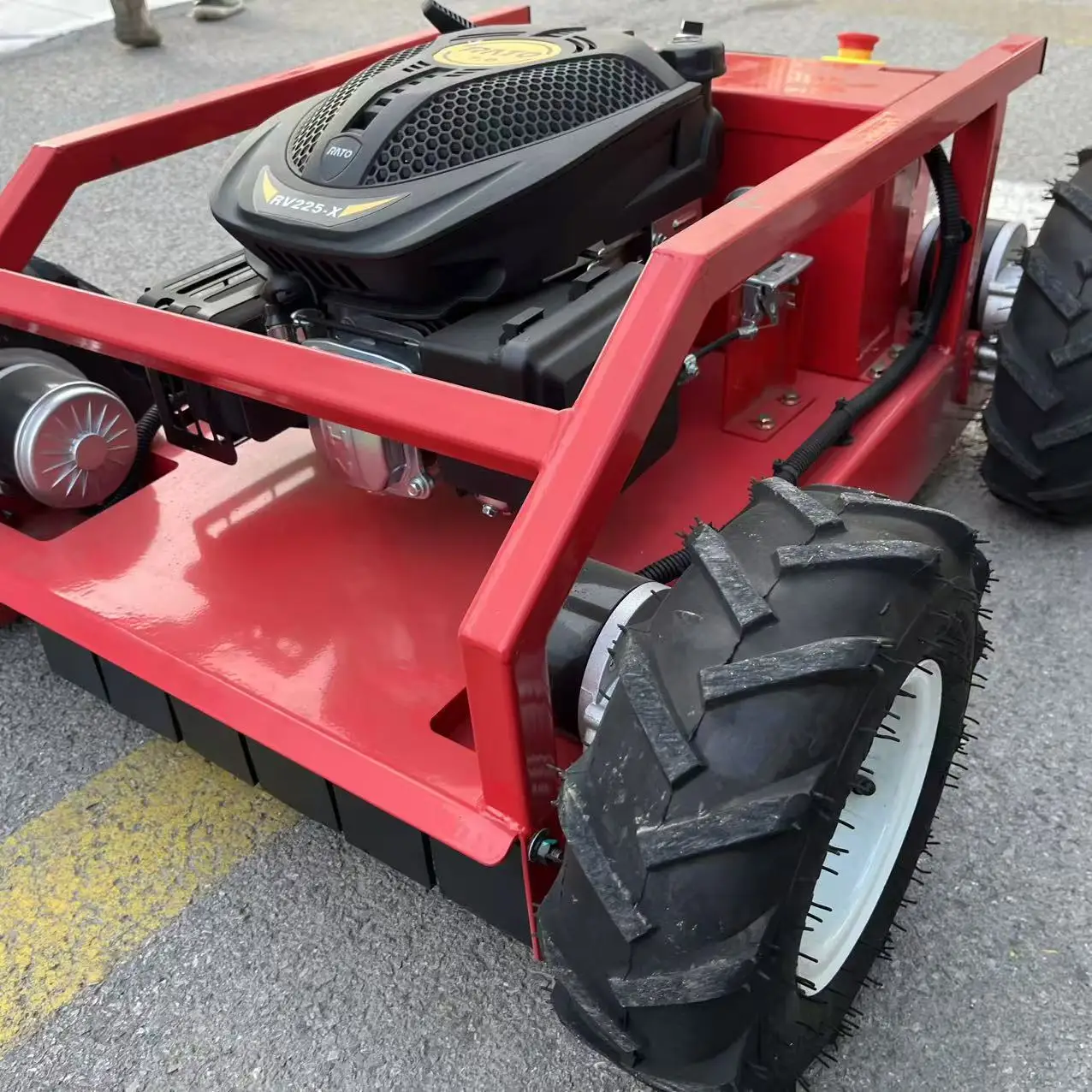 500 мм ширина резки, полностью автоматическая газонокосилка с дистанционным управлением для скалолазания, бытовой прочный безопасный мотор, прополка, уход за садом