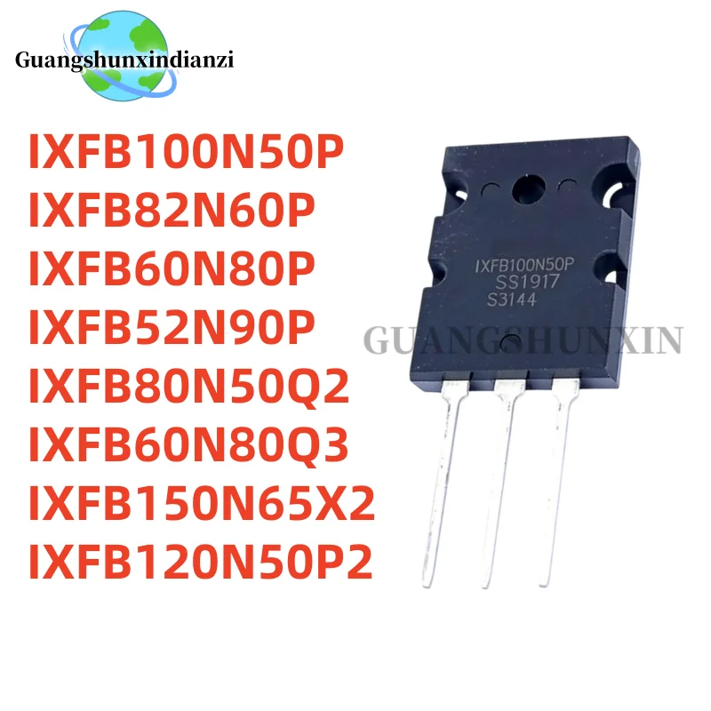 

5 шт. новые оригинальные IXFB82N60P IXFB60N80P IXFB80N50Q2 IXFB100N50P IXFB60N80Q3 IXFB52N90P IXFB150N65X2 IXFB120N50P2 TO-264