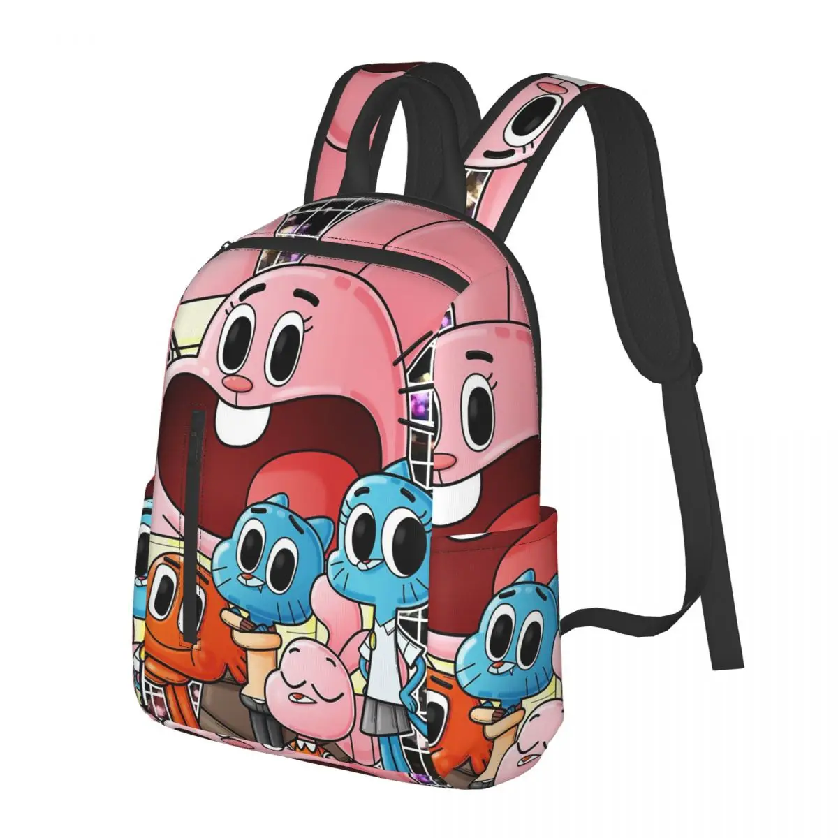 ガムボールの驚くべき世界学生バックパックスクールバッグハイキング旅行デイパック男性女性ファッションブックバッグショルダーバッグ