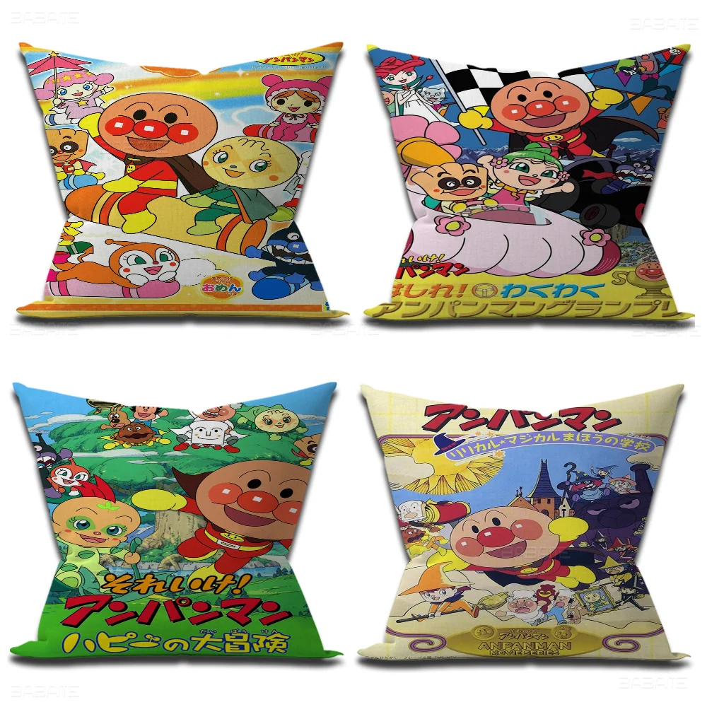 

Милый мультфильм A-Anpanman наволочка для автомобиля наволочка для дивана автомобиля Рождественский подарок 40x40 см 45x45 см
