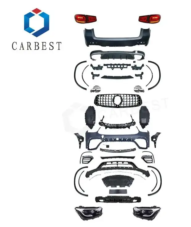 CARBEST Hot Sale 2016-2019 GLC X253 Car Body Upgrade Kit For Mercedes Benz To 63 AM G 2021