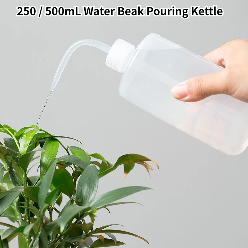250 / 500mL Water Beak Pouring Kettle Tool Succulents Plant Flower Watering Can Squeeze Bottles with Gardening Tools Garden