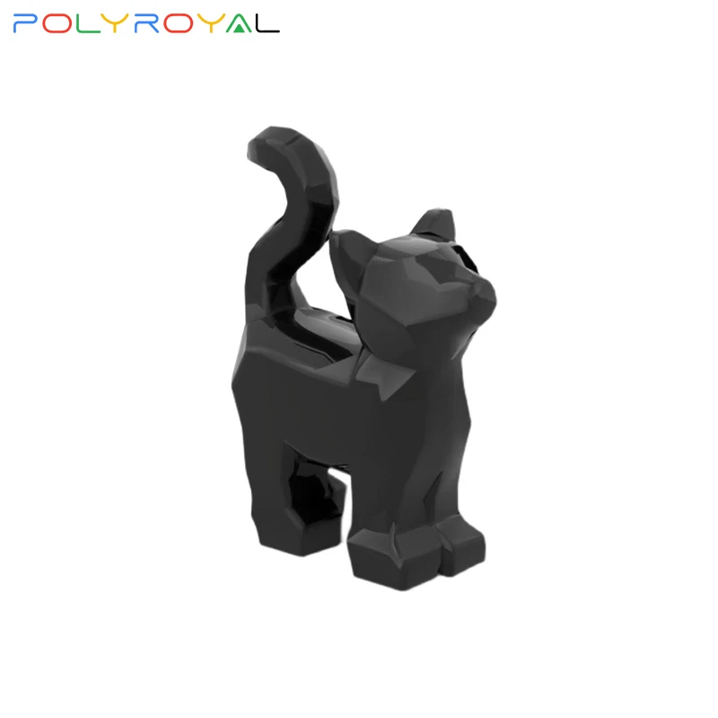 Building Blocks Technicalal parts Animal cat kitten scene decoration 1 PCS MOC Compatible With brands toys for children 13786