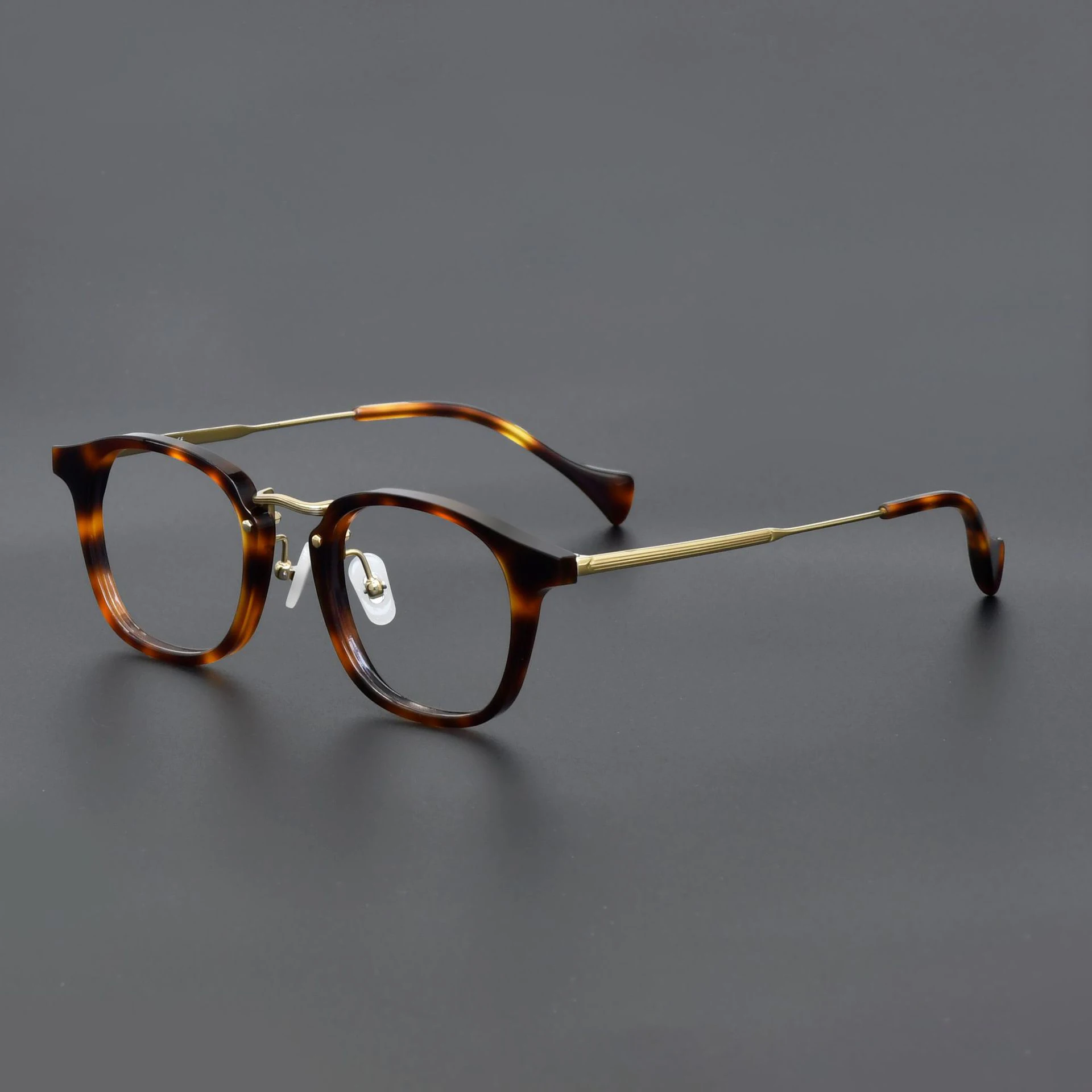 

Retro Tortoiseshell Handmade Glasses Women Oval Fashion Acetate Titanium Eyeglass Frame Men Myopia Reading Prescription Eyewear