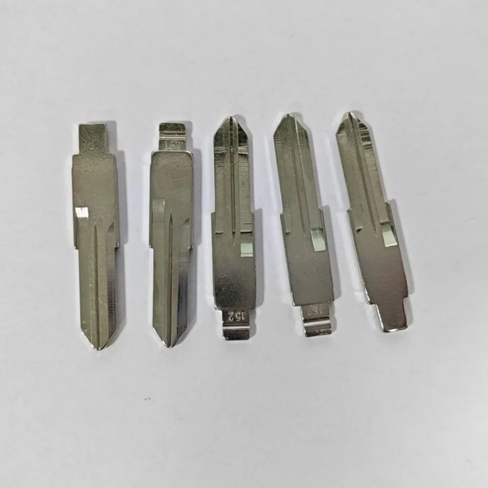 10Pcs #152 VAC102 Uncut Flip Key Blade Blank Compatible KD VVDI Xhorse Remote For Renault Megan Dacia Clio Dacia Duster Replacem