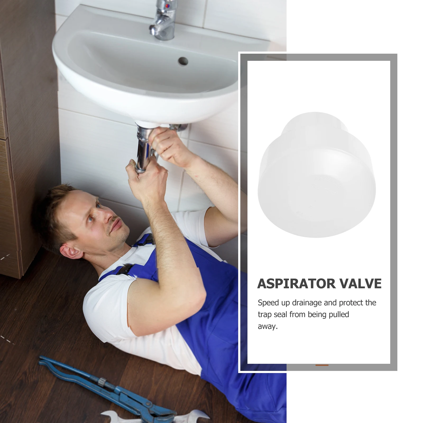

Pvc Suction Drainage Pipe Automatic Ventilation Rain Cap Multi Functional Pipe Fitting Adapter Exhaust Hose Interface Plastic