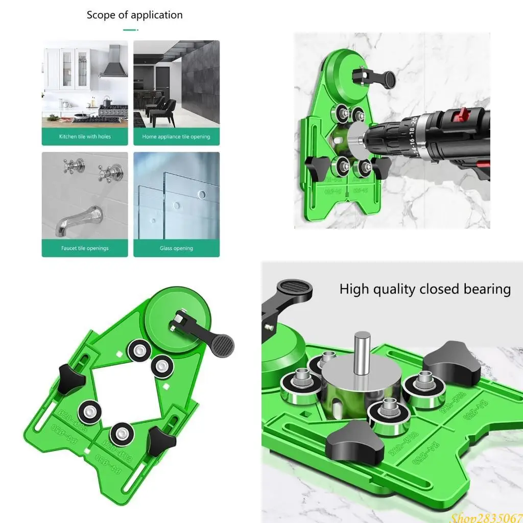 

Professional Tile Drill Guide Ceramic Tile Hole Locator For Interior Designers 831F