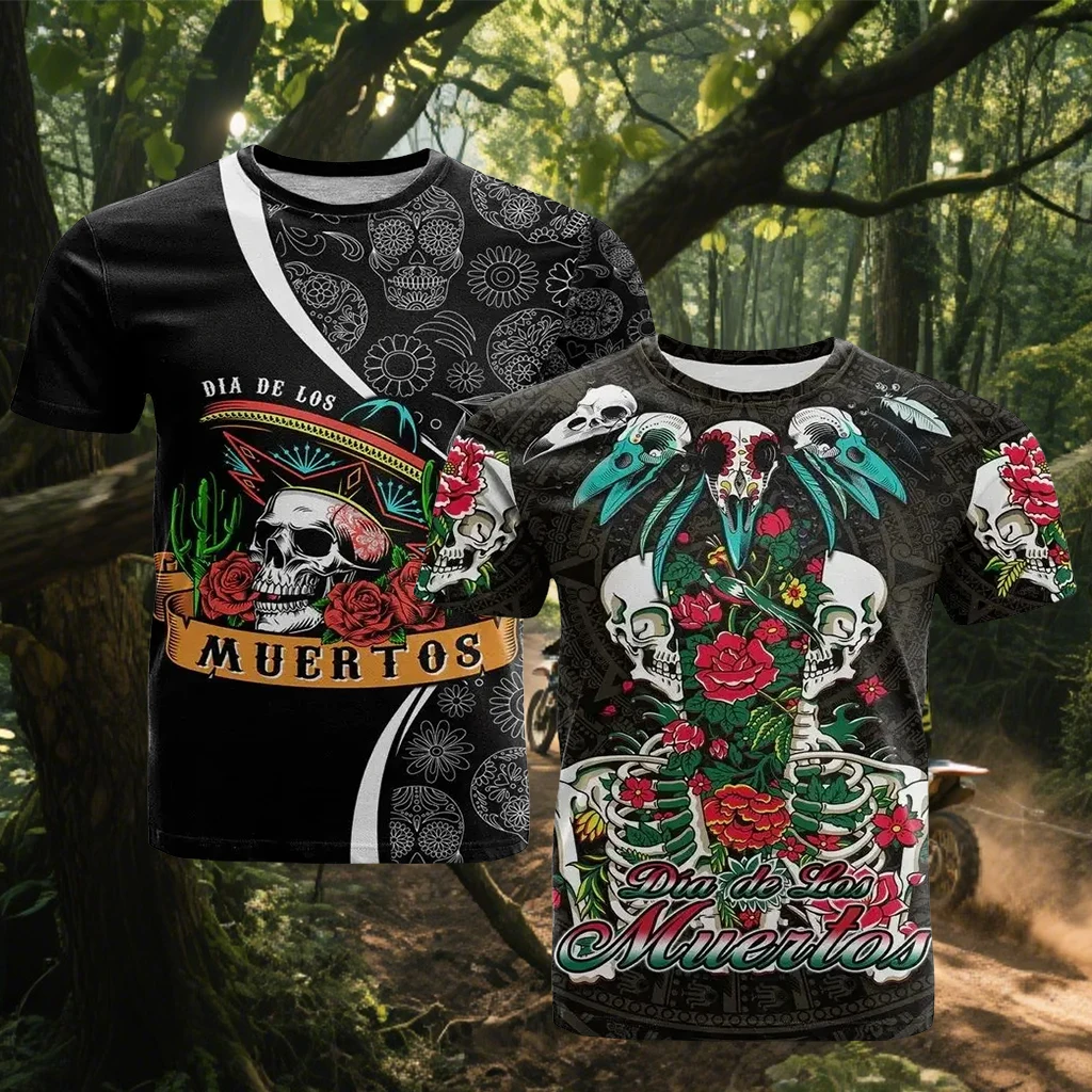 

Мужская/женская спортивная футболка для мотокросса и горного велоспорта, быстросохнущая, с коротким рукавом, мотоциклетная футболка