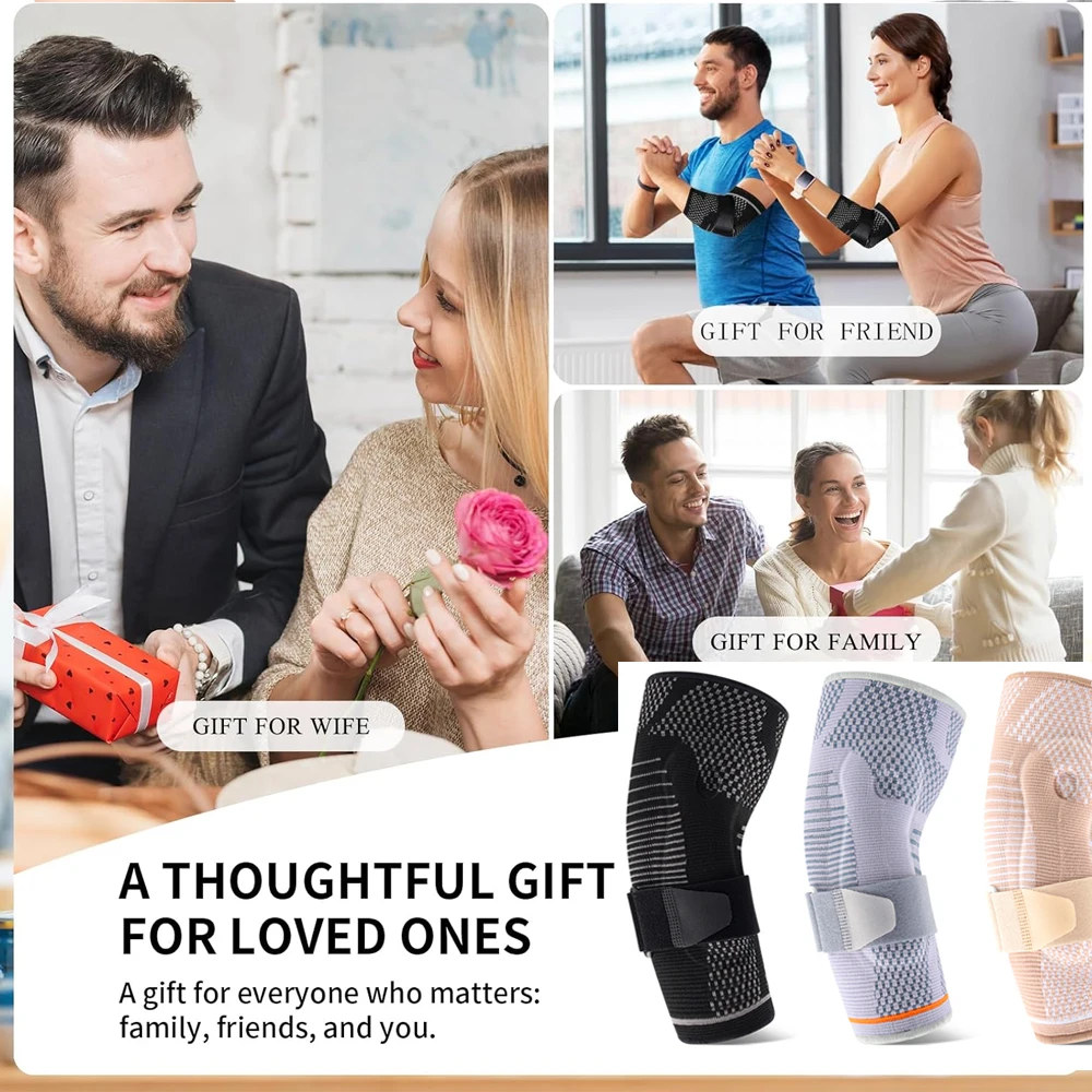 1 Stück Ellenbogenbandage - Tennis-Kompressionsbandage - Bandage für Golfer, Linker oder Rechter Arm - Sehnenentzündungs-Stützbandage für Golf, Männer und Frauen – Detail 12
