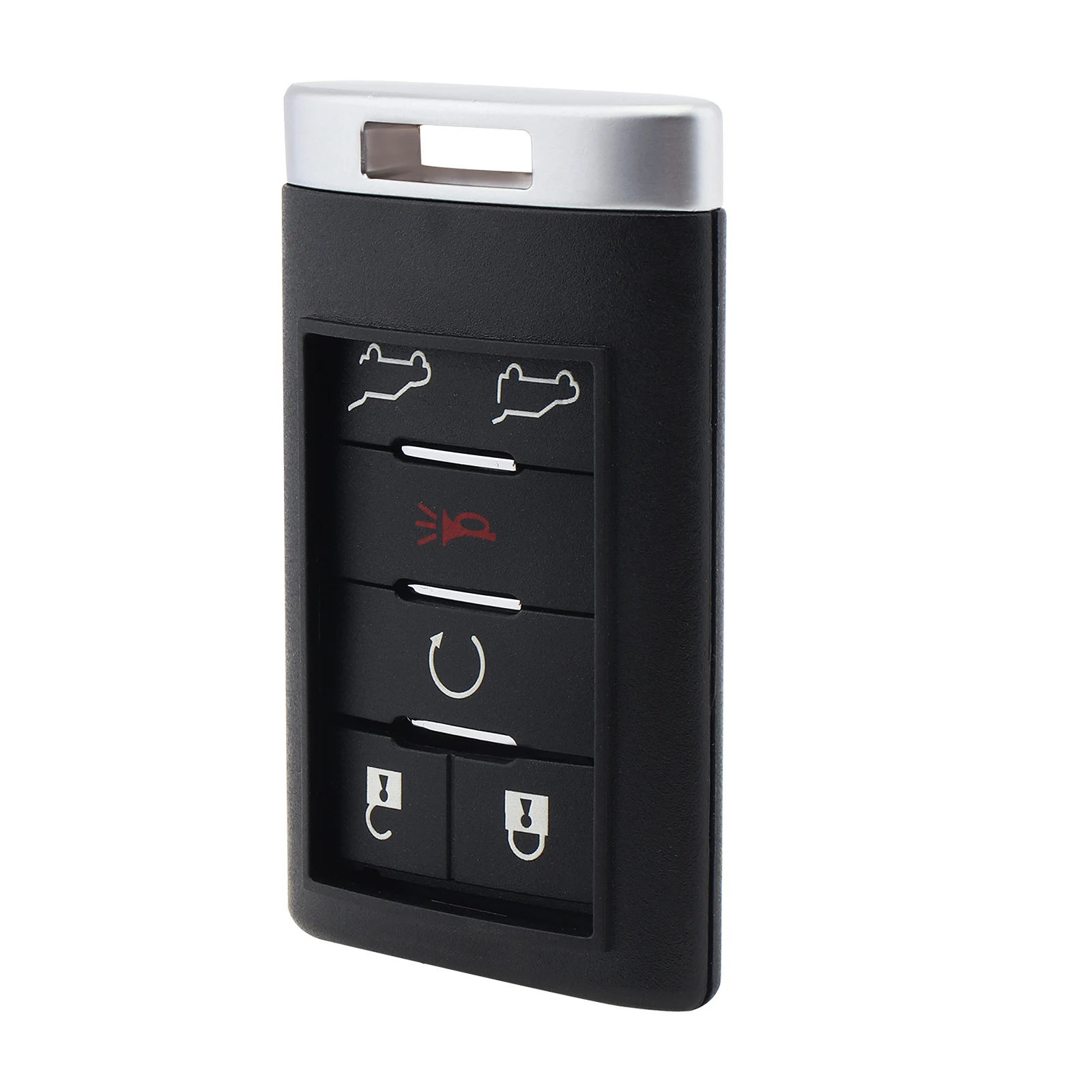 6 أزرار سيارة مفتاح بعيد قذيفة فوب صالح ل Cadi llc Esca lade مفتاح بعيد فوب غطاء حافظة N0 مفتاح صغير #3