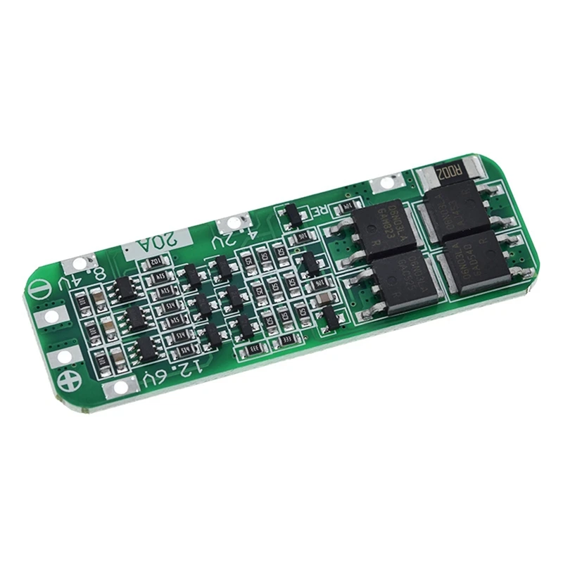 Módulo de cargador de batería de iones de litio, Placa de protección BMS, PCB, 18650 V, 12V, 11,1 V, 5 piezas, 3S, 20A, BMS 12,6