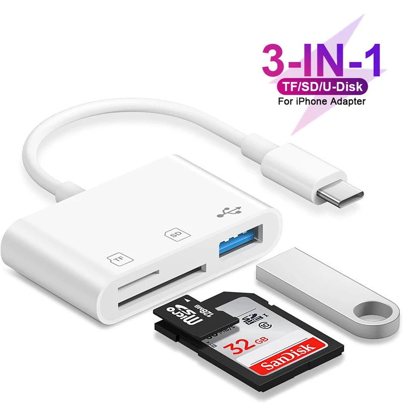 3 In 1 Type C Card … - image