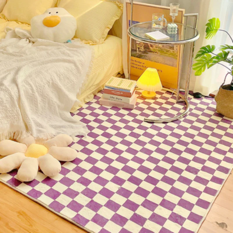 Alfombra estampada moderna para sala de estar, tapete para mesas de centro, decoración del hogar, área grande, dormitorio, mullido, tablero de