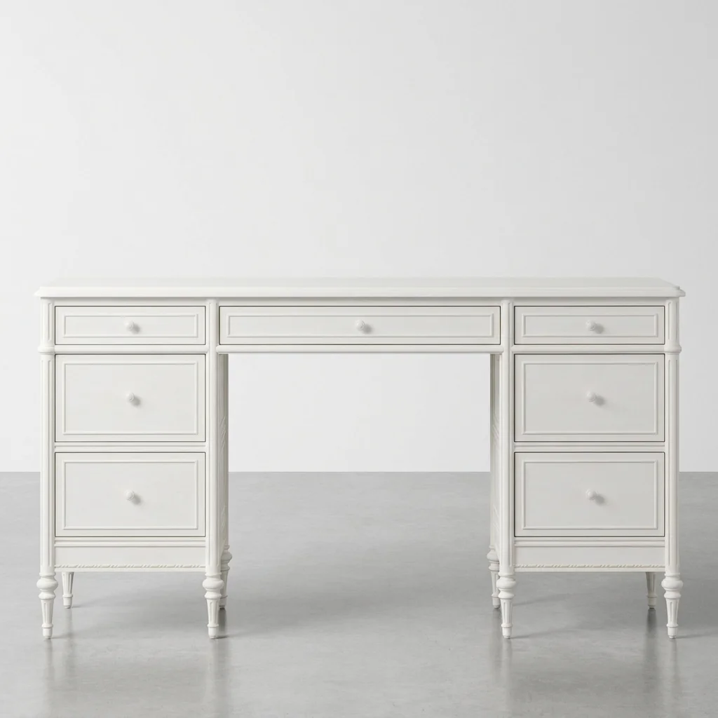 

*Hot Selling High-quality American Style Computer Desk with Hutch and Storage Solid Wood Storage Desk