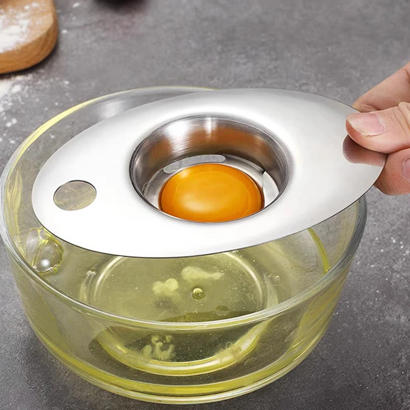 

Stainless Steel Egg Separator Egg Yolk White Filter Yolk Separator Eggs Divider Sieve Baking Cooking Tools Kitchen Gadgets