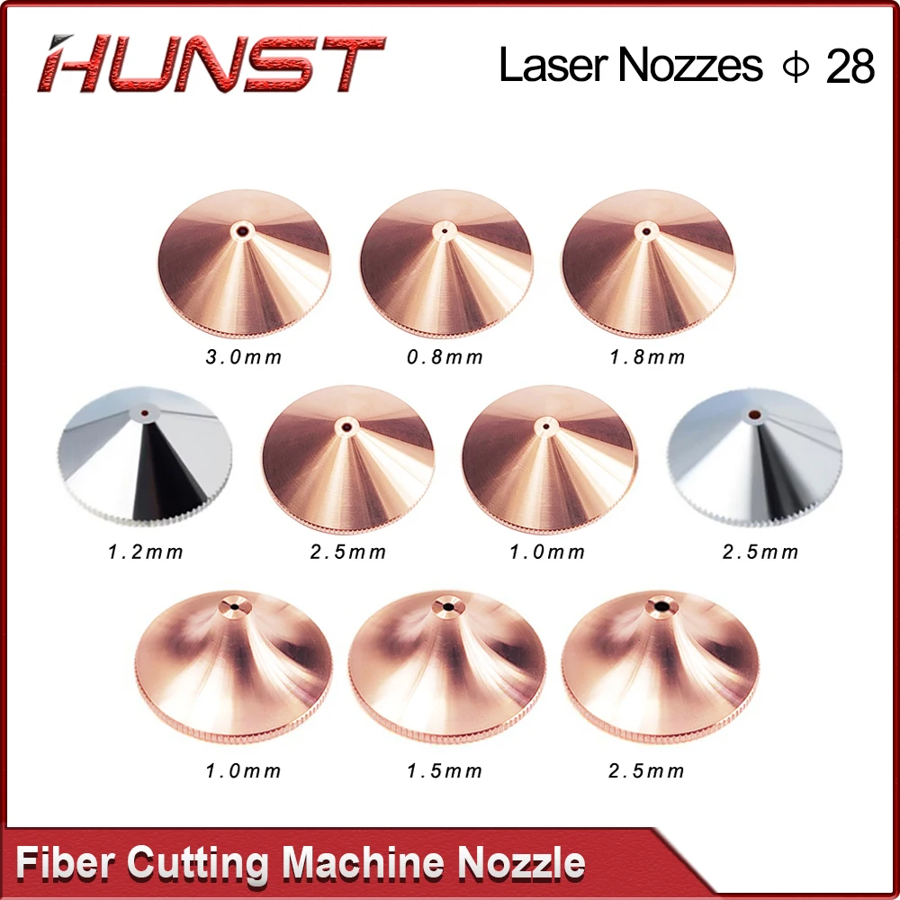 

HUNST 10 pieces Raytools laser nozzle single and double layer diameter 28mm diameter 0.8-4.0 suitable fiber cutting head