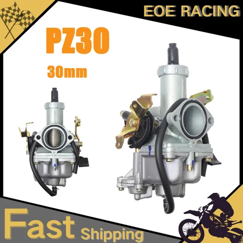Imagen 2 del producto Carburador de motocicleta PZ30B PZ30 30mm con bomba de aceleración para CG175 CG200 CG250 QR250 TX250 CB200 TMX200 TRX XR XL2 Carb