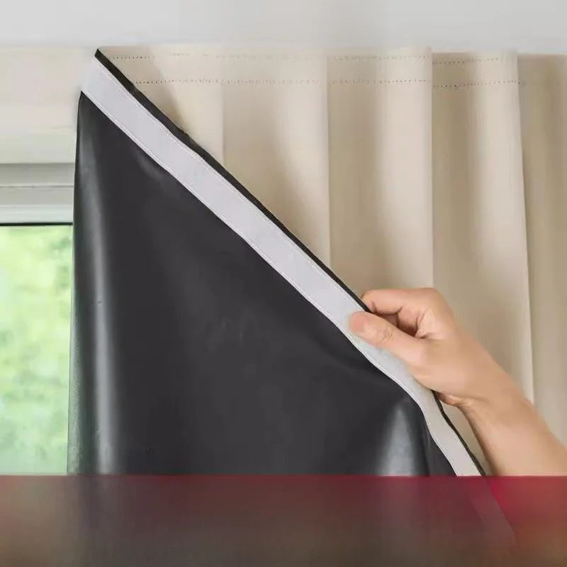 

Новые шторы на липучках с полным затемнением, легкая установка без сверления, самоклеящиеся, для спальни, водонепроницаемые, светонепроницаемые.