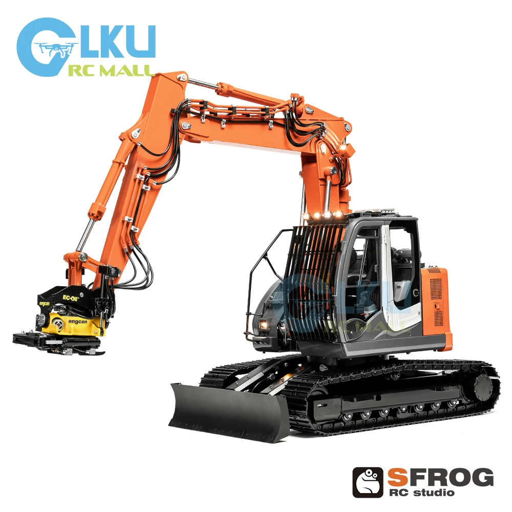 1/14 platinum version crawler hydraulic 135 three-section arm with front shovel excavator