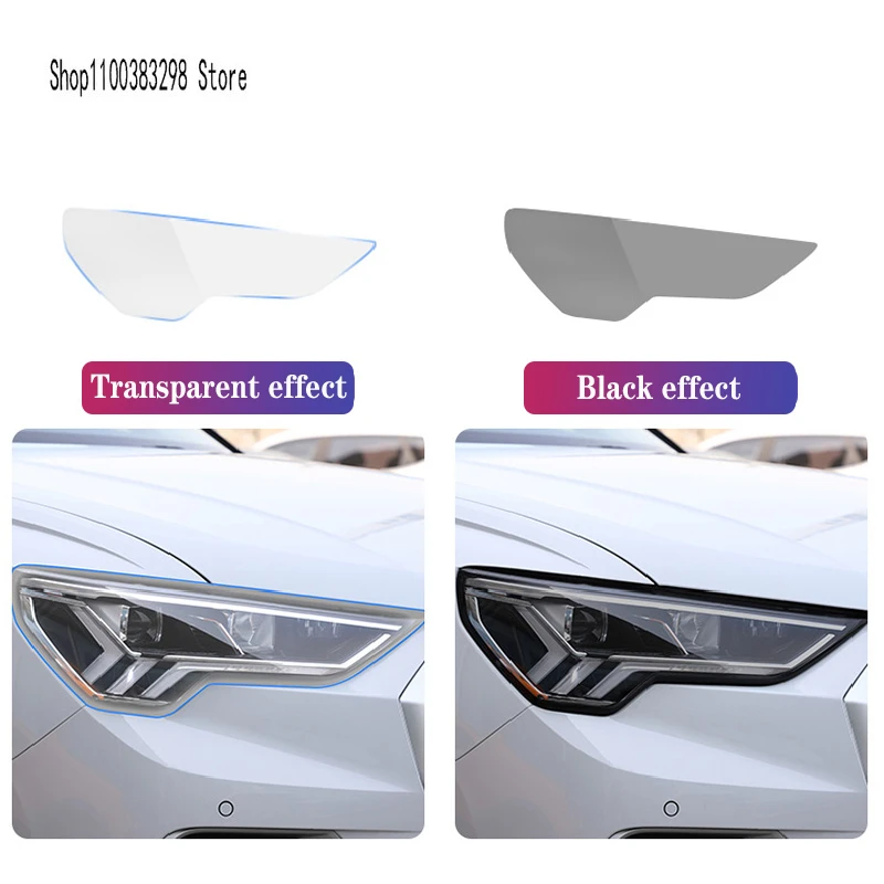 For Volkswagen ID.6 CROZZ 2021-2022 Car Exterior Headlight Anti-scratch TPU Protective film Anti-scratch Repair film Accessories