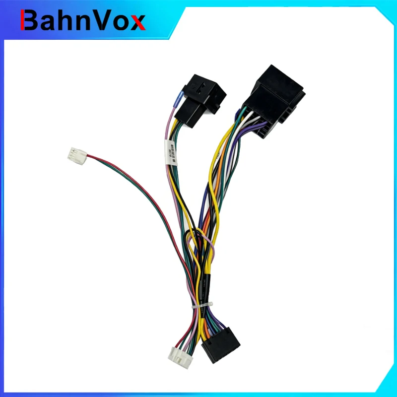 16pin Car Android Radio GPS Wiring Harness Adapter For Peugeot 308 Low Trim2din Stereo Plug Power Cable cord Canbus box decorde