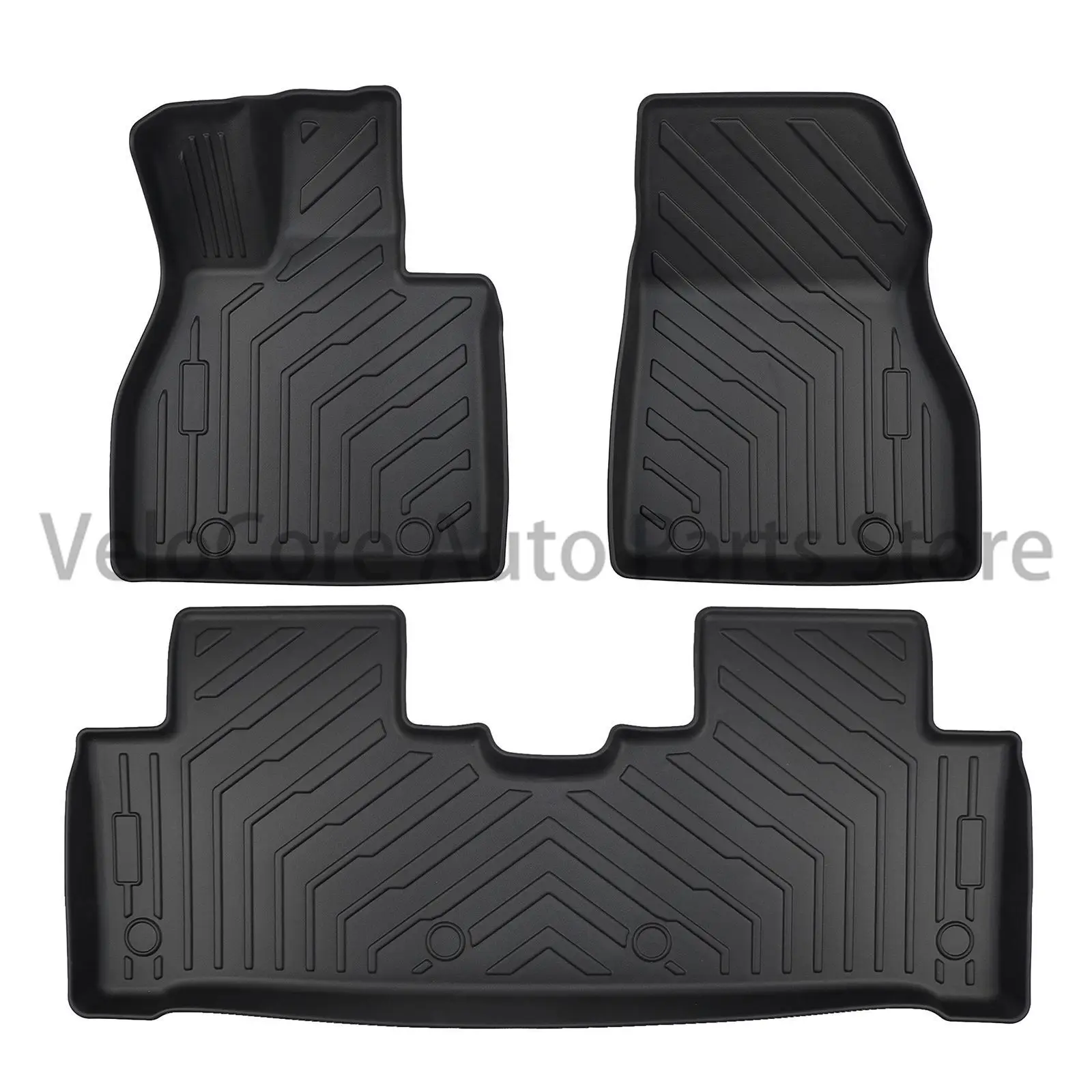 (LHD)Car Floor Mats Compatible With BYD Song L 2024-2026 Interior Foot Mats Full Coverage Non-Slip Waterproof Replacement Set