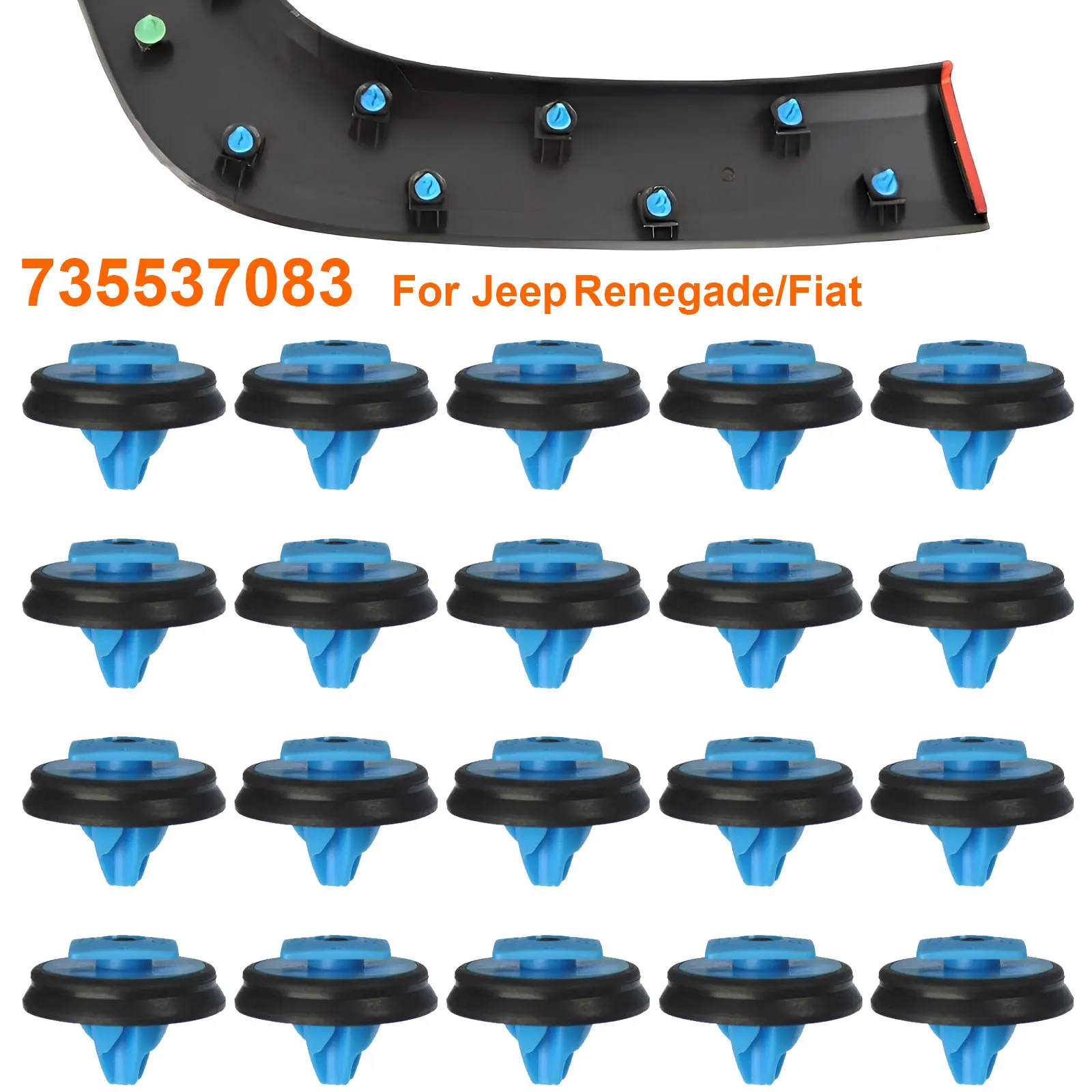 

735537083 для Fiat 500L 500X Panda для Jeep Renegade, внешняя накладка, молдинг, крепеж, расширители колесной арки и молдинговые зажимы
