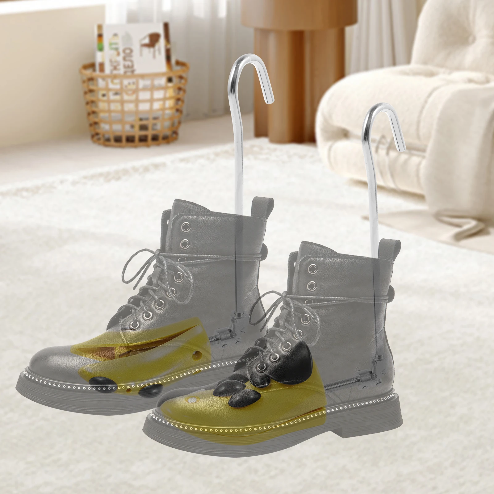 

Носилки для обуви, женские и мужские носилки для ботинок, регулируемые носилки для обуви унисекс, широкие ножки для размеров от 5 до 9, расширитель обуви