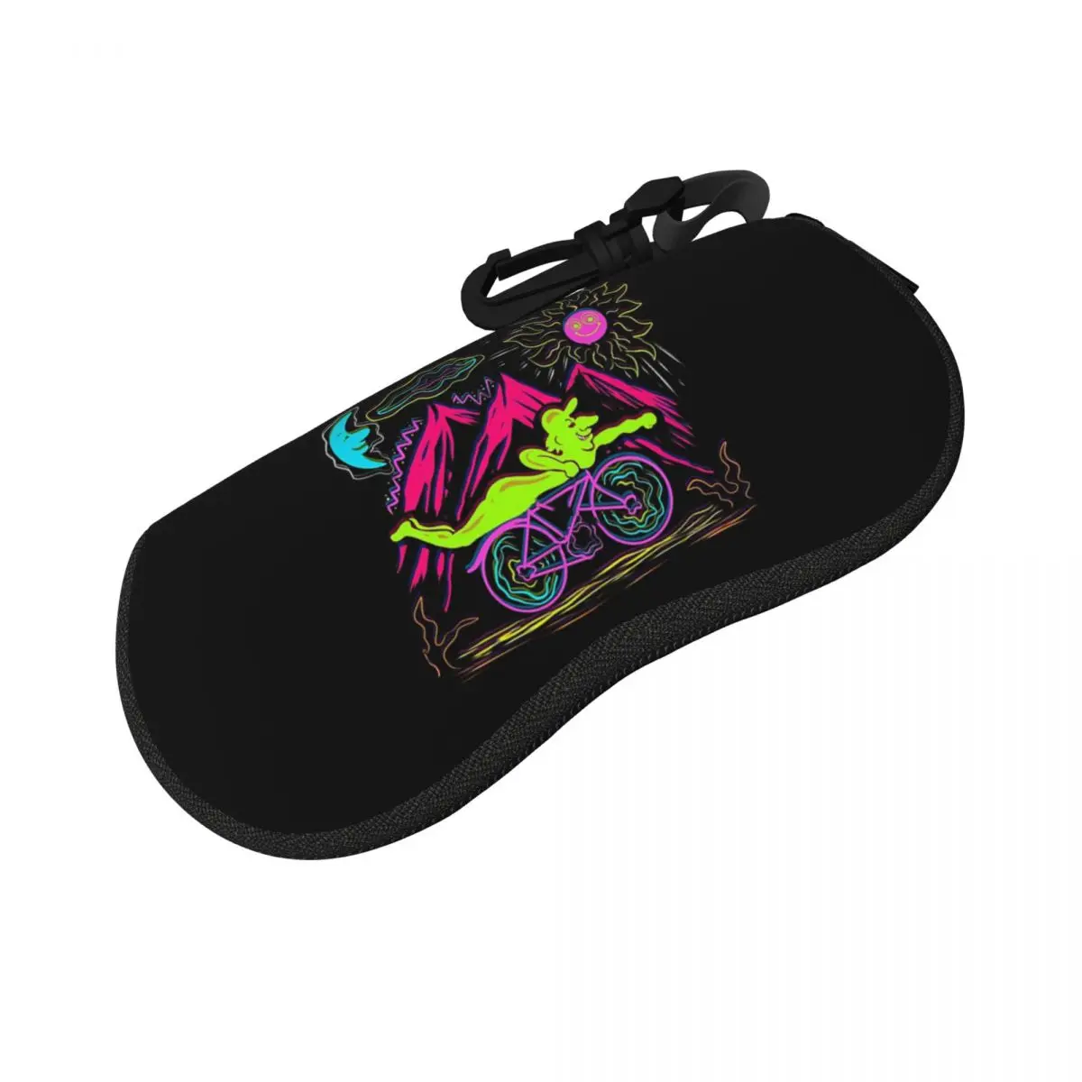 자전거의 날 1943 LSD 산성 호프만 환각제 쉘 안경 케이스 선글라스 박스 여성 남성 소프트 안경 가방 파우치