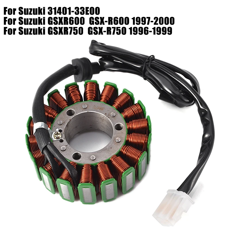 

31401-33E00 Motorcycle Generator Stator Coil For Suzuki GSXR600 GSX-R600 1997-2000 GSXR750 GSX-R750 GSXR GSX R 600 750 1996-1999