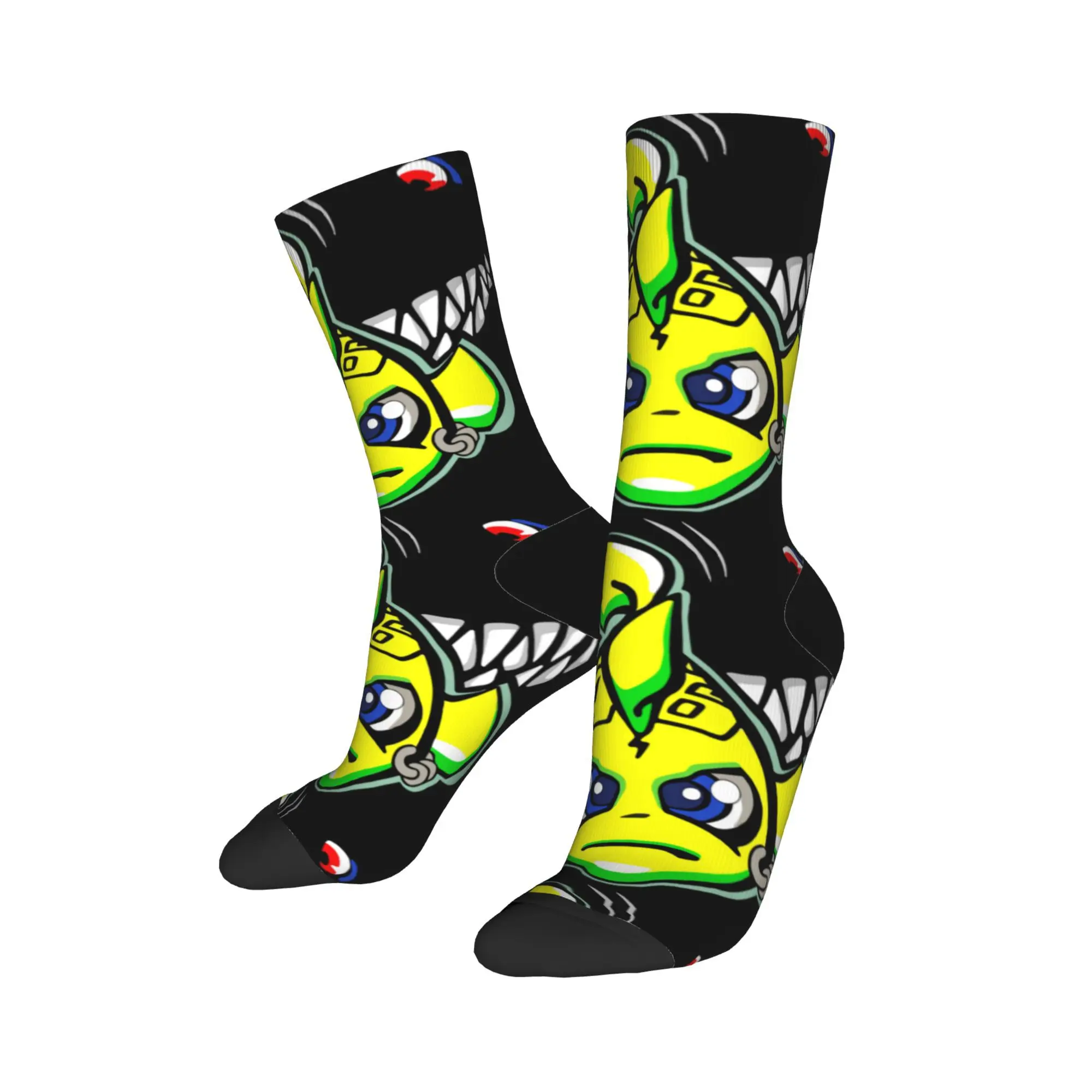 Autumn Winter Colorful Unisex Rossied Motocross Socks Racing Speed Breathable Sports Socks