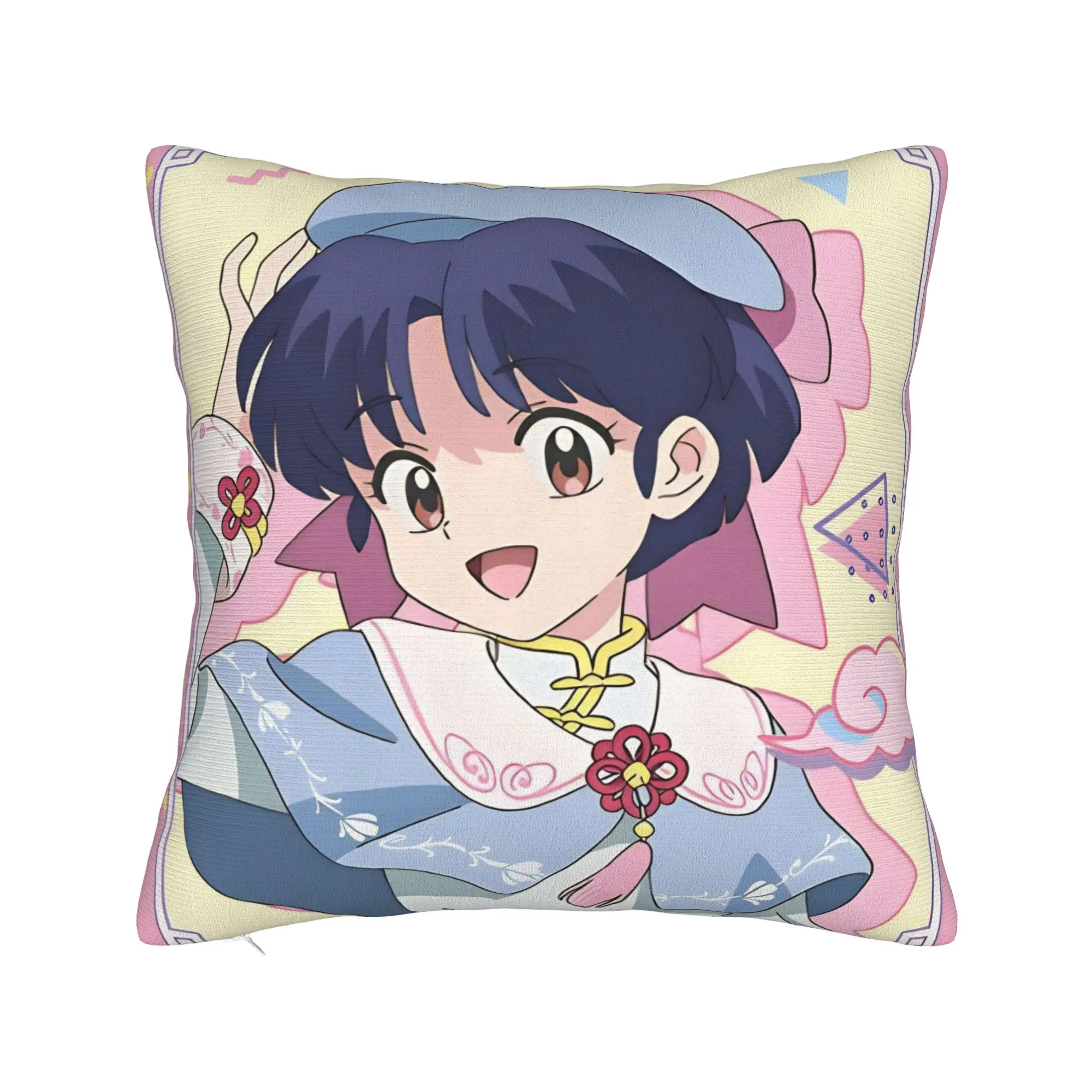 Ranma 1/2 Akane Tendo Pillowcase Printing Cushion Cover Decor  Pillow Case Cover Seater Square