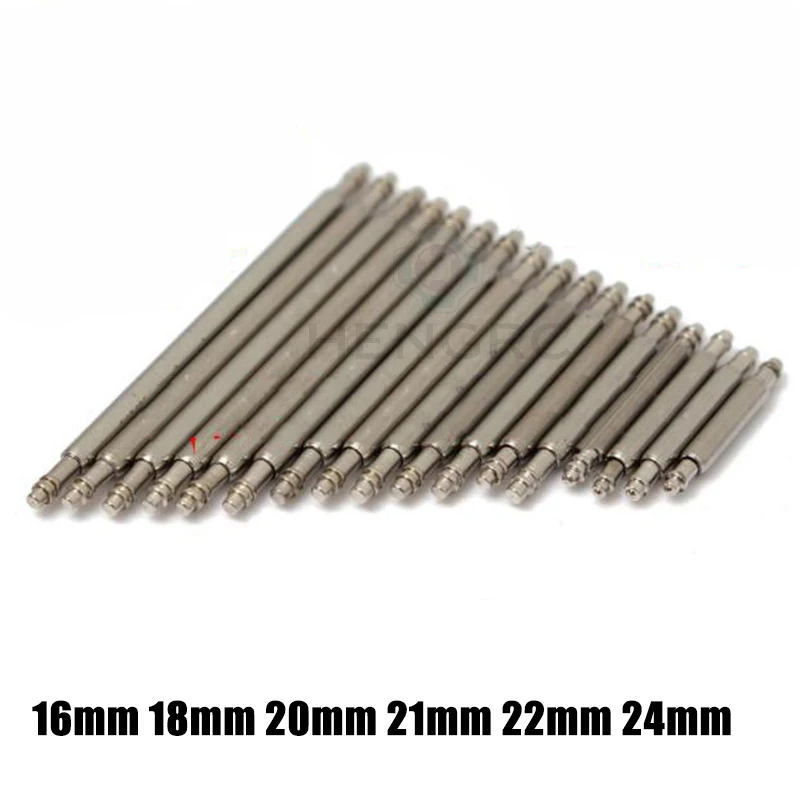 Watchband Spring Bar 4pcs Silver Stainless Steel Watch Band Bracelet Repair Tool 16-28mm Strap Link Pin Accessories