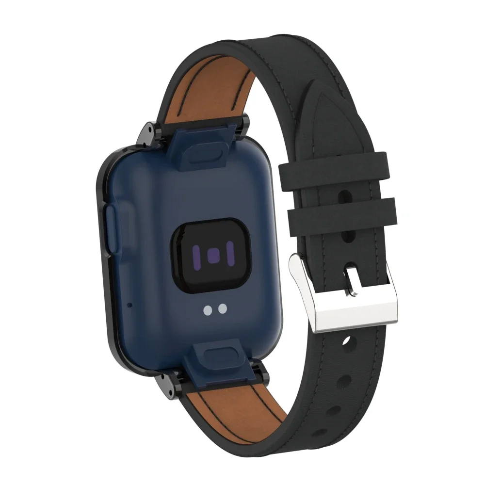 Leather Strap For Red Xiaomi Mi Watch 1/2 Lite Poco Watch Bracelet For Redmi Watch1/2 Lite Wristband Belt Smartwatch Accessories