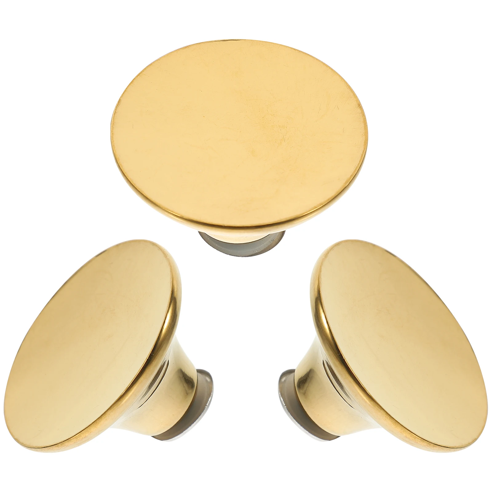 

3pcs Pot Lid Knob Stainless Steel Replacement Smooth Edge Anti Burn Grip Metal Kitchen Cookware Parts