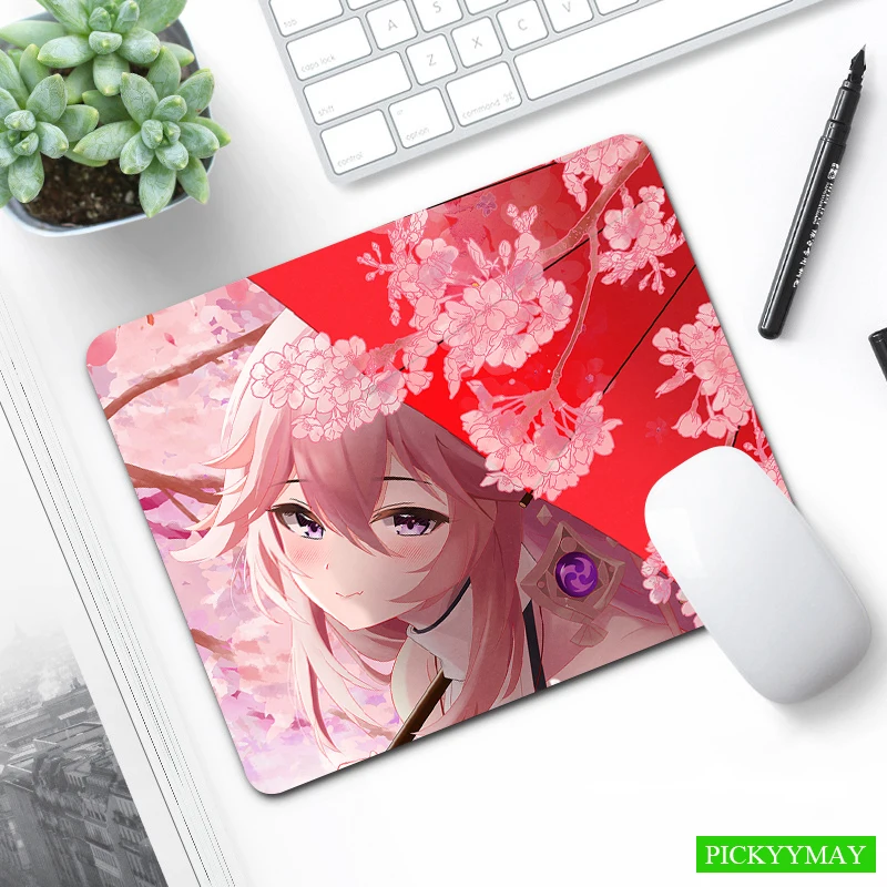 

Wuxia Girl Mousepad Small Office Computer Desk Mat 18x22cm Design Mouse Pad Laptop XS Desk Pad Little Mouse Mat